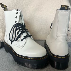 White Jadon Doc Martens